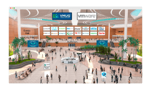 Lobby of a virtual event